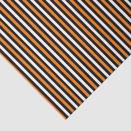 Orange & Black Halloween-Karneval Magie  Seidenpapier