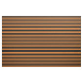 Orange Black Horizontal Stripes Half Inch Size Stoff (Yard (91,4 cm))