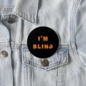 Orange Black Joke Eye Doctor Button (Beispiel)