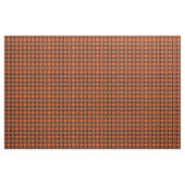 Orange Black Kariert Stoff (Yard (91,4 cm))