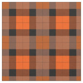Orange Black Kariert Stoff (Nahaufnahme)