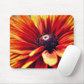 Orange Black Mit Augen Susan Daisy Blume Mousepad (Mit Mouse)