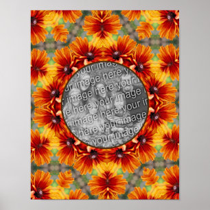 Orange Black Mit Augen Susan Daisy Fügen Sie Ihr F Poster