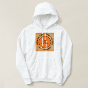 Orange Black Modern Spooky Season Halloween Hoodie