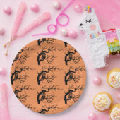 Orange & Black Owls Halloween-Party Paper Teller (Party)