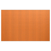 Orange/Black Polka Dots Fabric Stoff (Yard (91,4 cm))
