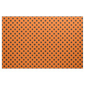 Orange Black Polka Dots Textile Stoff (Fat Quarter (45,7 x 55,9 cm))