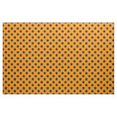 Orange Black Stars Muster dekorative Textil Stoff (Yard (91,4 cm))