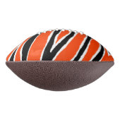 Orange & Black Tiger Strip Design Football (Gedreht 90)