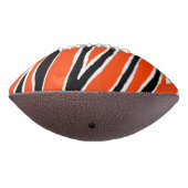 Orange & Black Tiger Strip Design Football (Gedreht 270)
