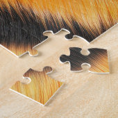 Orange Black Tiger Stripes Puzzle (Seite)