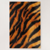 Orange Black Tiger Stripes Puzzle (Vertikal)
