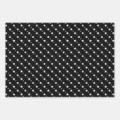 Orange, Black & White Wrapping Paper Sheets Geschenkpapier Set (Vorderseite 2)