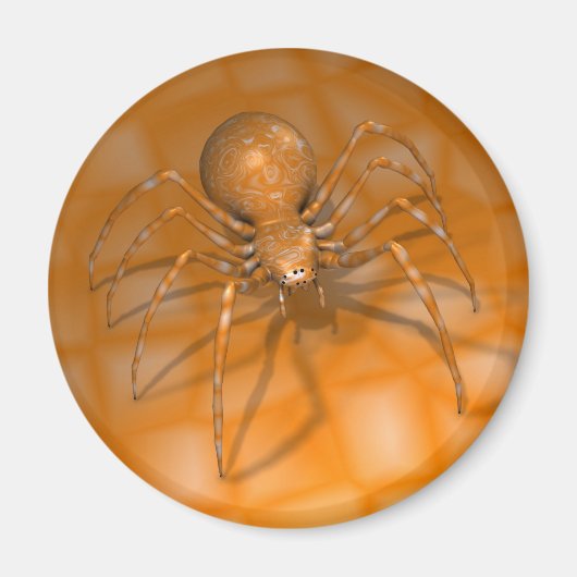 Orange Black Widow Magnet (Vorne)
