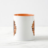 Orange Blanket Blume Tasse (Zentrum)