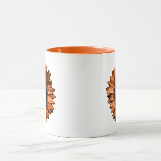 Orange Blanket Blume Tasse (Zentrum)