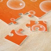 Orange Blasen Puzzle (Seite)