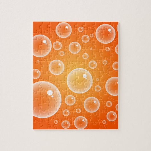 Orange Blasen Puzzle (Vertikal)