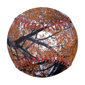 Orange Blätter Baseball (Rückseite)