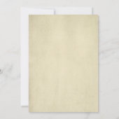 Orange, Blätter Citrus Baby Dusche Einladung (Rückseite)