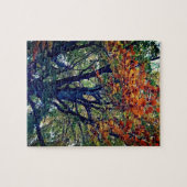 Orange Blätter Puzzle (Horizontal)