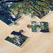 Orange Blätter Puzzle (Seite)