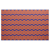 Orange Blau Chevron Zickzack-Design  Stoff (Fat Quarter (45,7 x 55,9 cm))