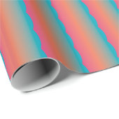 orange blau geschenkpapier (Rolleneckpunkt)