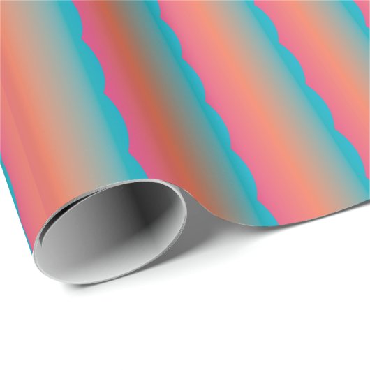 orange blau geschenkpapier (Rolleneckpunkt)