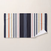 Orange, Blau und Rosa Streifen Badhandtuch Set (Handtuch)