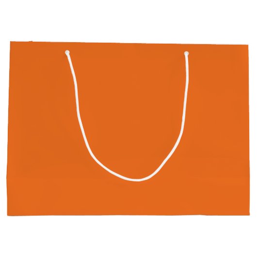 Orange - blauer Tennisplatz, individuell anpassbar Große Geschenktüte (Rückseite)