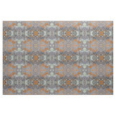 Orange blaues Moos-Stein-Gewebe-Muster Stoff (Fat Quarter (45,7 x 55,9 cm))