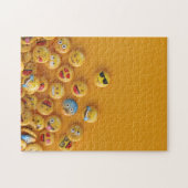 Orange Bliss Emoji Collection Puzzle (Horizontal)