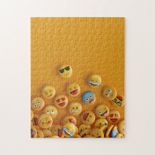 Orange Bliss Emoji Collection Puzzle (Vertikal)