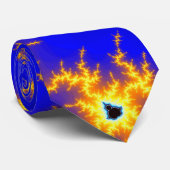 Orange Blitz (Krawatte) Krawatte (Gerollt)