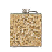 Orange Bloom Flachmann (Rückseite)