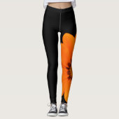 ORANGE BLOOM LEGGINGS (Vorderseite)