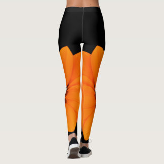 ORANGE BLOOM LEGGINGS
