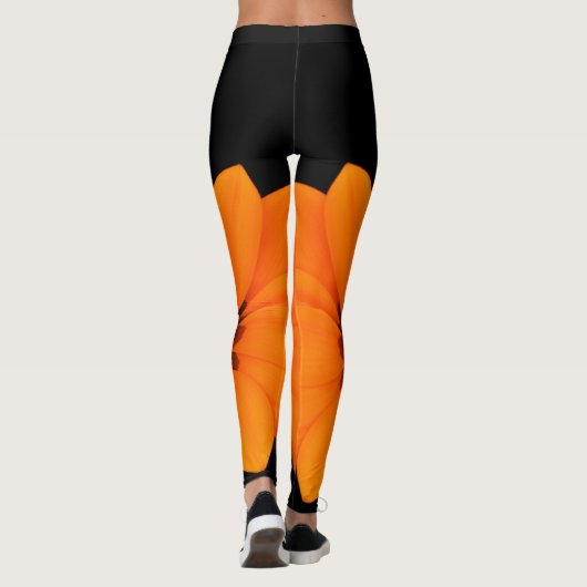 ORANGE BLOOM LEGGINGS (Rückseite)