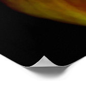 Orange Bloom Poster (Ecke)