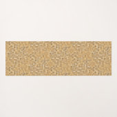 Orange Bloom Yogamatte (Rückseite (Horizontal))