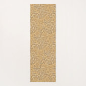 Orange Bloom Yogamatte (Rückseite)