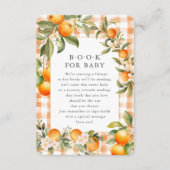 Orange Blossom Bliss Book for Baby Card Begleitkarte (Vorderseite)