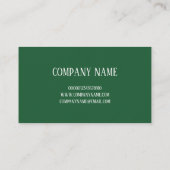 ORANGE BLOSSOM BOTANICAL BUSINESS CARD BY REDOUTÉ VISITENKARTE (Rückseite)