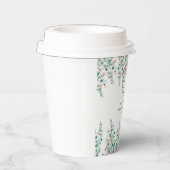 Orange Blossom Brautparty Pappbecher (Rechts)