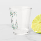 Orange Blossom Brautparty Schnapsglas (Rechts)