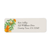 Orange Blossom Citrus Wedding Address (Vorne)
