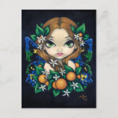 "Orange Blossom Fairy" Postkarte (Vorderseite)
