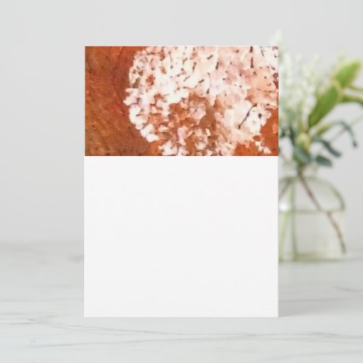 Orange blossom Flat Card (Stehend Vorderseite)