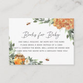 Orange Blossom Honey Bee Books for Baby Begleitkarte (Vorderseite)